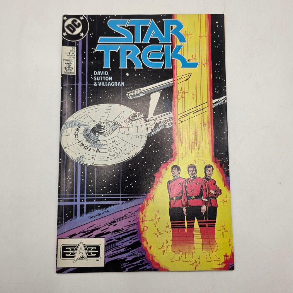 DC Comics Star Trek 55 1988 Enterprise Kirk Spock Copper Age Sci-Fi Vintage Book